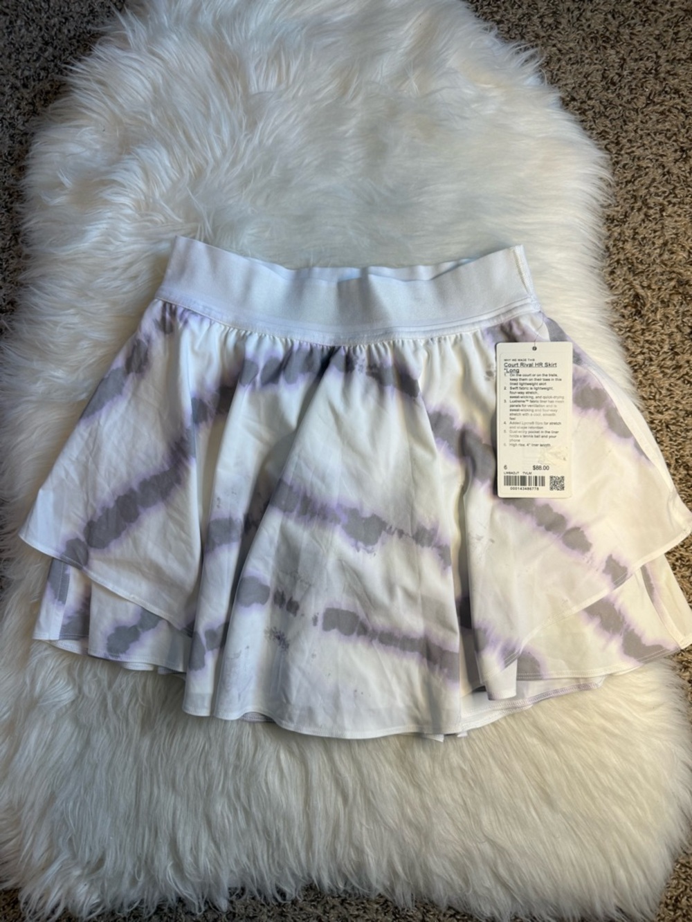 Lululemon Court Rival High-Rise Skirt Long TVLM size 6 new